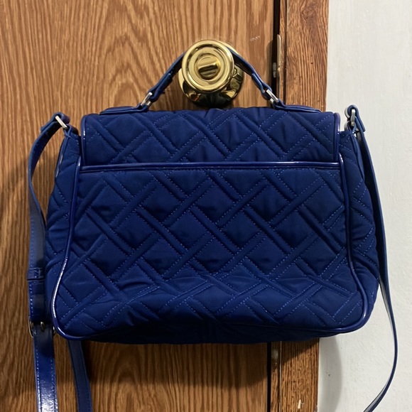 Royal Blue Quilted Vera Bradley Purse - Picture 4 of 9
